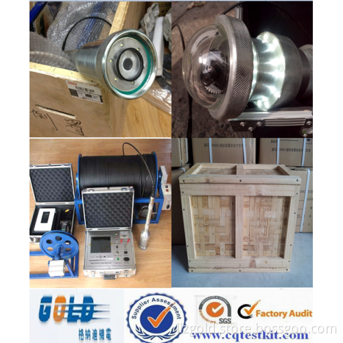 water well inspection camera for geological survey